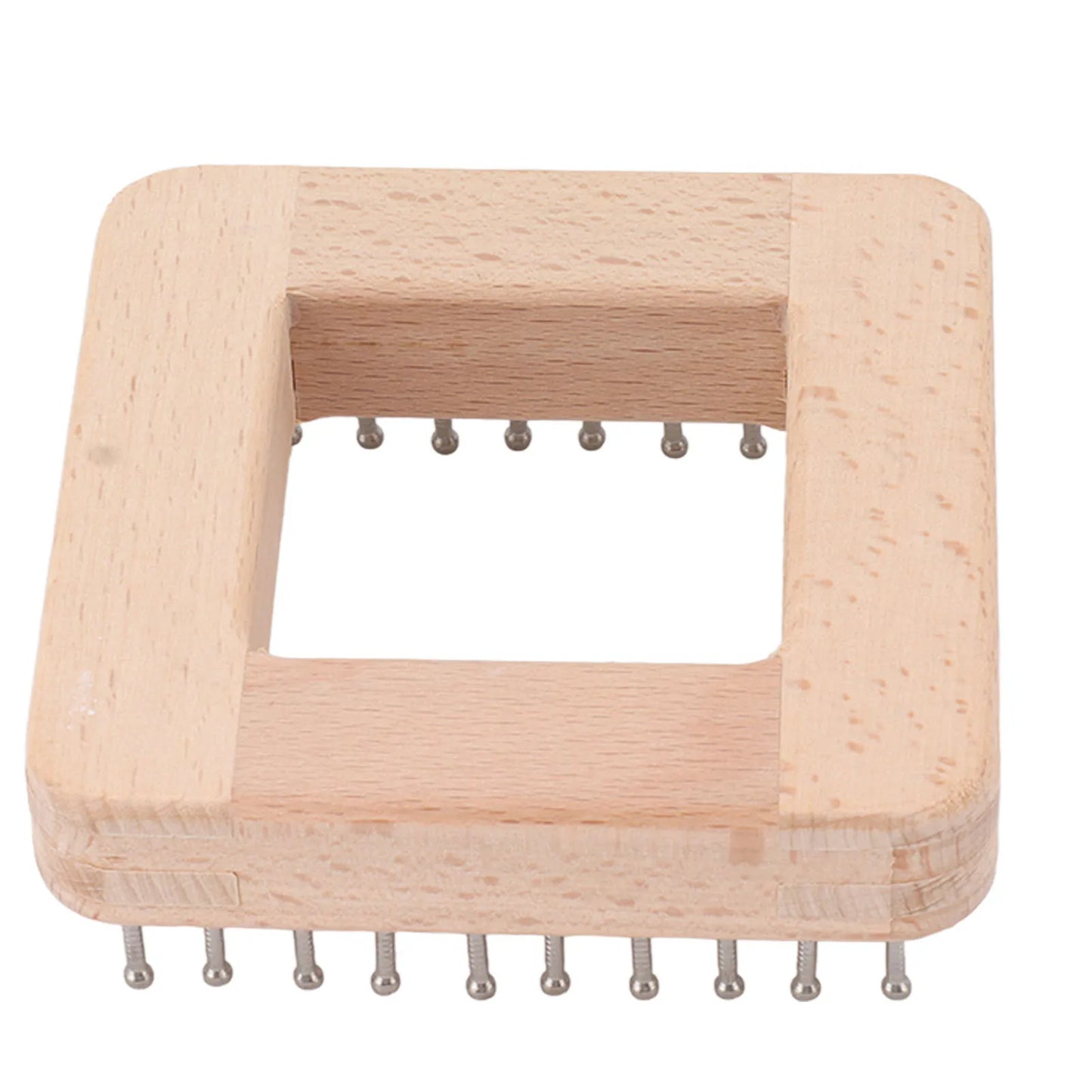 Knitting Tool with Hook Knitting Tool with Hooks Wooden Crochet Board for Weaving Mat Hairband Blanket Sock