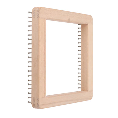 Knitting Tool with Hook   Knitting Tool with Hooks Wooden Crochet Board for Weaving Mat Hairband Blanket Sock