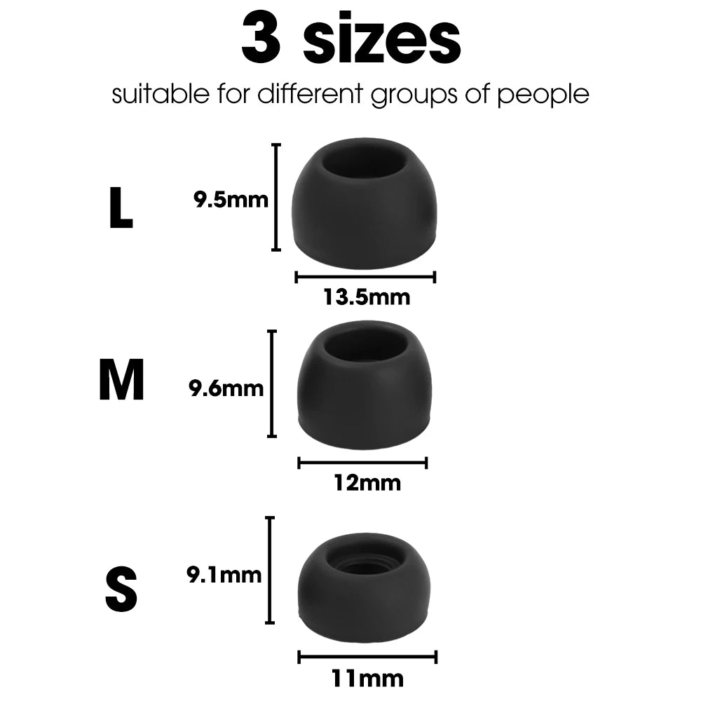 For Samsung Galaxy Buds Pro Eartips Earbuds 1:1 Silicone Replacement Ear Pads Buds Noise Isolation Earplugs Earphone Accessories